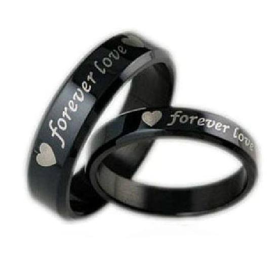 Forever Love Wedding  Rings 2 Pieces