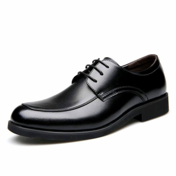 Black Leather Formal Men Shoes
