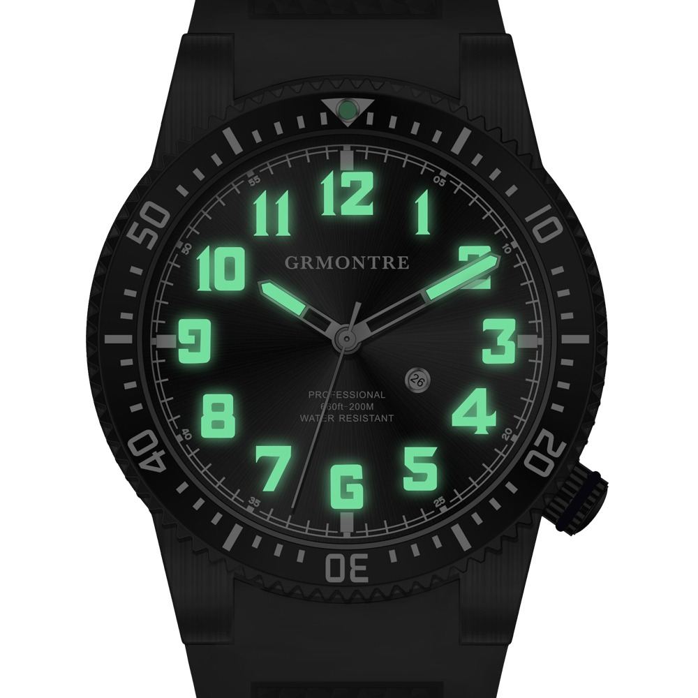 GRMONTRE -1101 Waterproof Official Wrist Watch