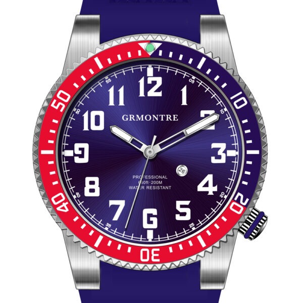 GRMONTRE -1101 Waterproof Official Wrist Watch