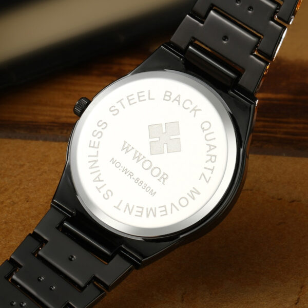WWOOR-8830M  Stainless Steel Quartz Wrist Watch