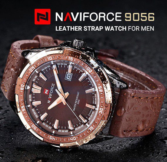 NAVIFORCE N-9056M Water Resistant Men Watch