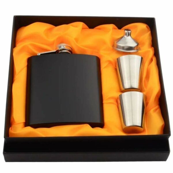 Custom Personalized Stainless Steel Hip Flask Set Bottle Gift -Free engraving