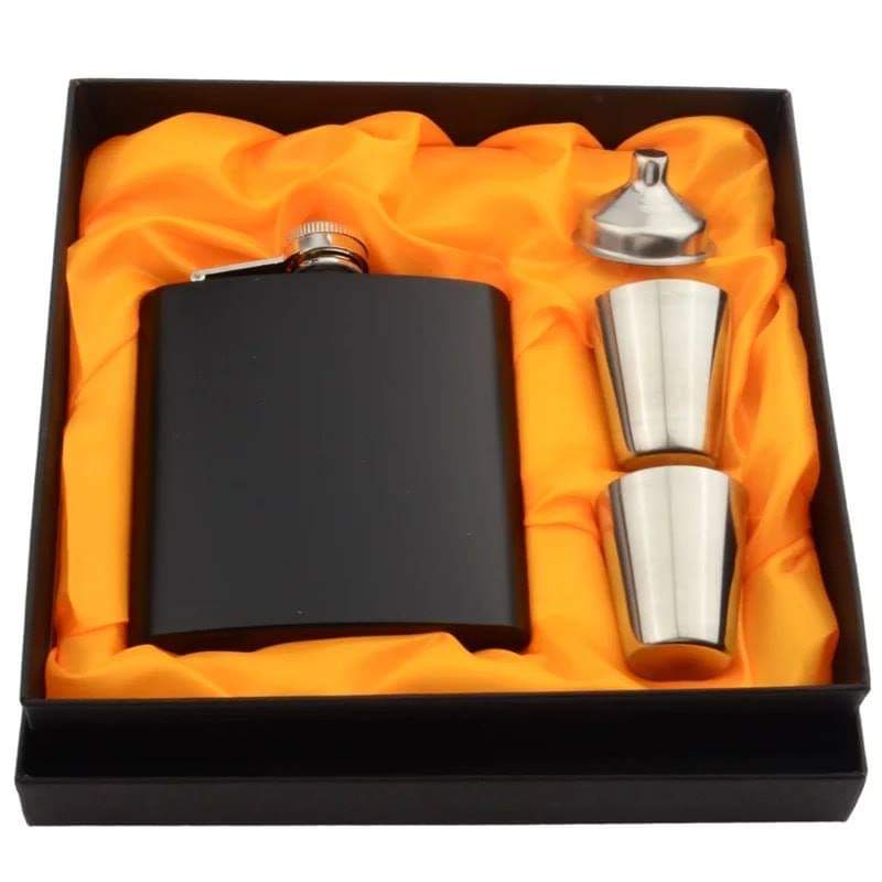 Custom Personalized Stainless Steel Hip Flask Set Bottle Gift -Free engraving