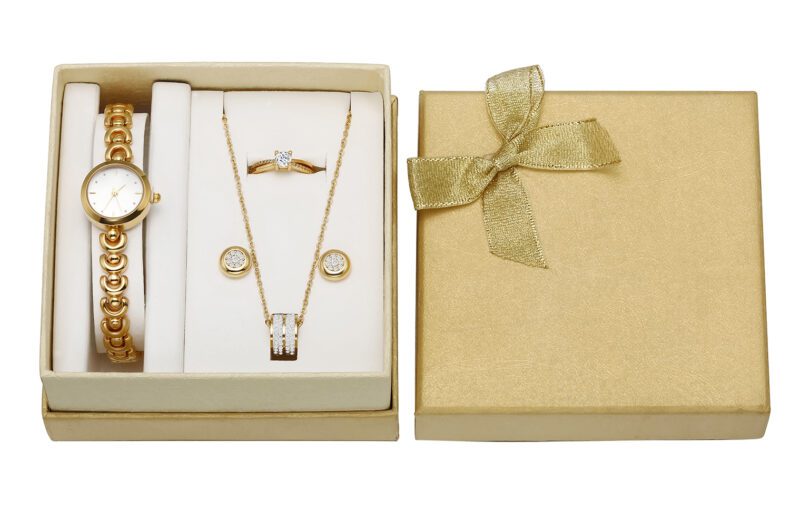 Ladies Gold-Plated Matching Jewellery Set