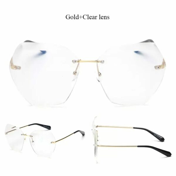 Fashion Transparent Designer Ladies Sunglasses