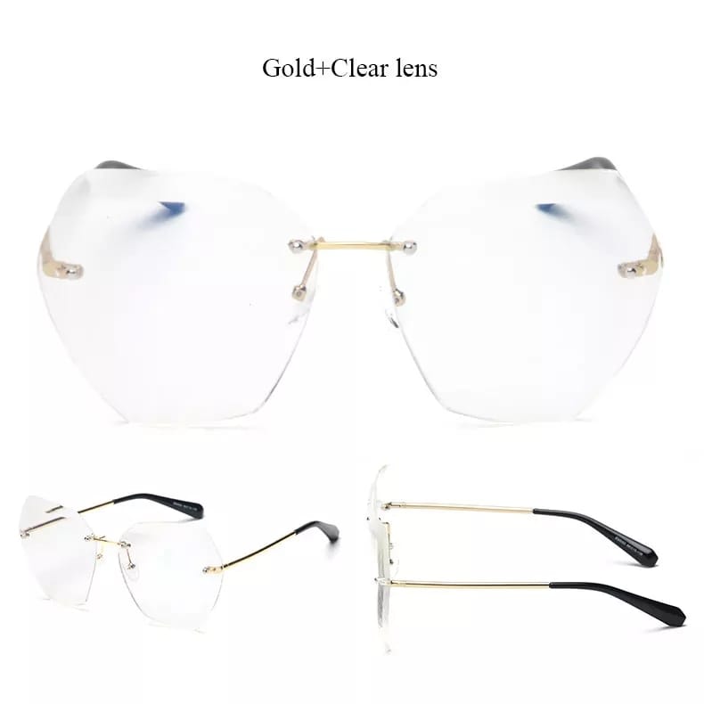 Fashion Transparent Designer Ladies Sunglasses