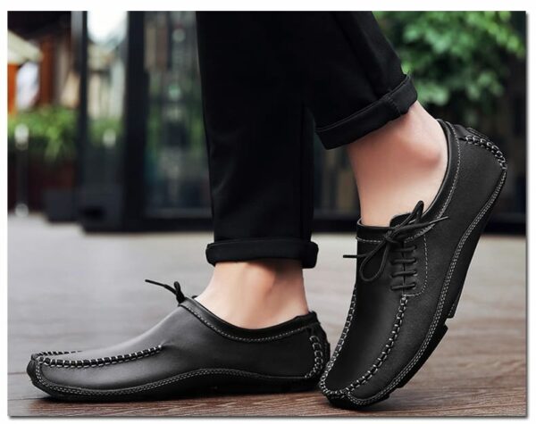 Rubber Sole Loafer Shoes 