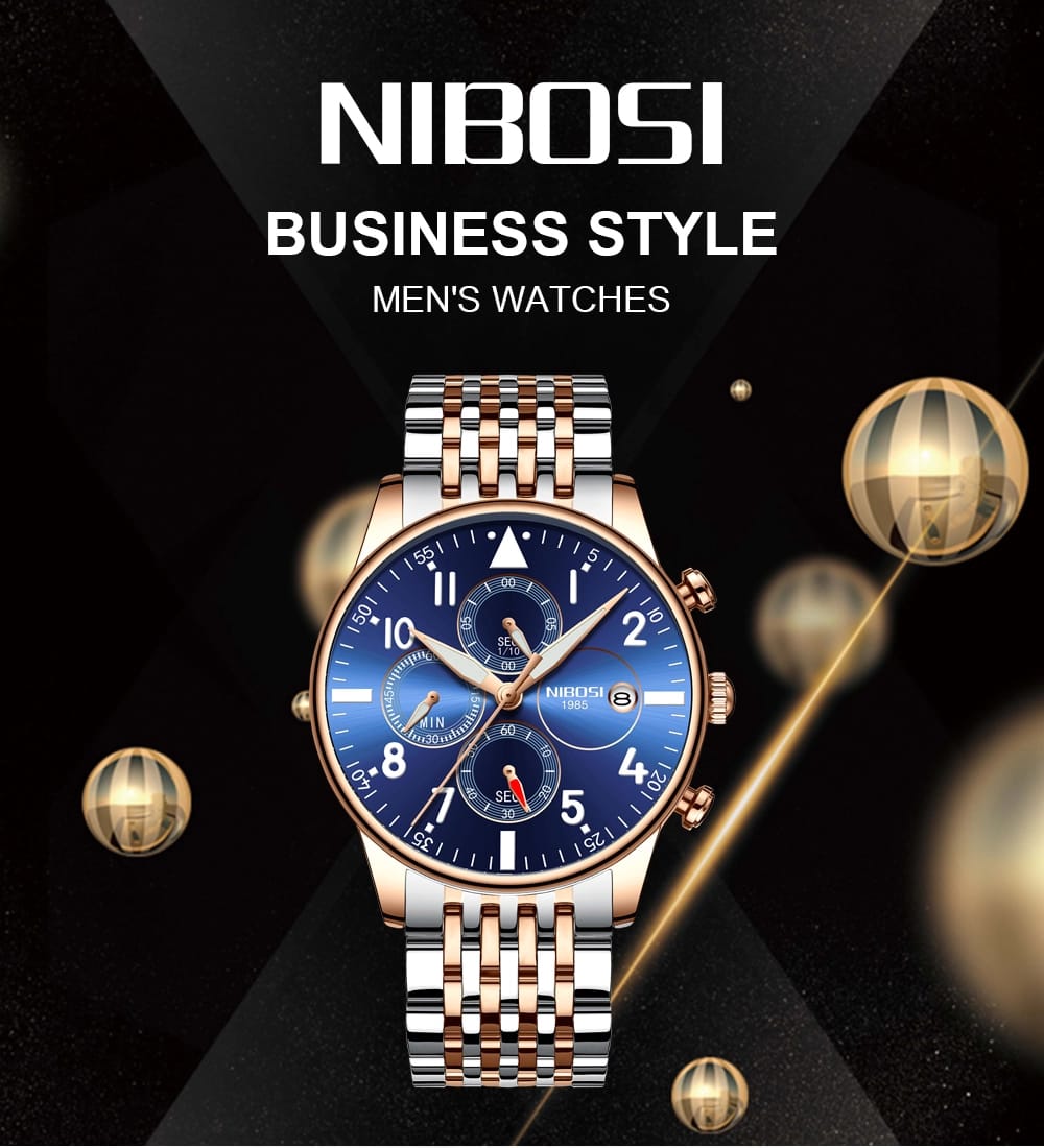 Nibosi NI-2368 Auto Date Gift Watch