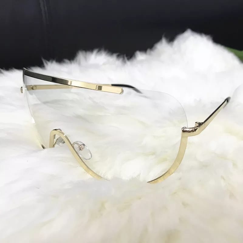 Oversized Frame Stylish Fashion Glasses