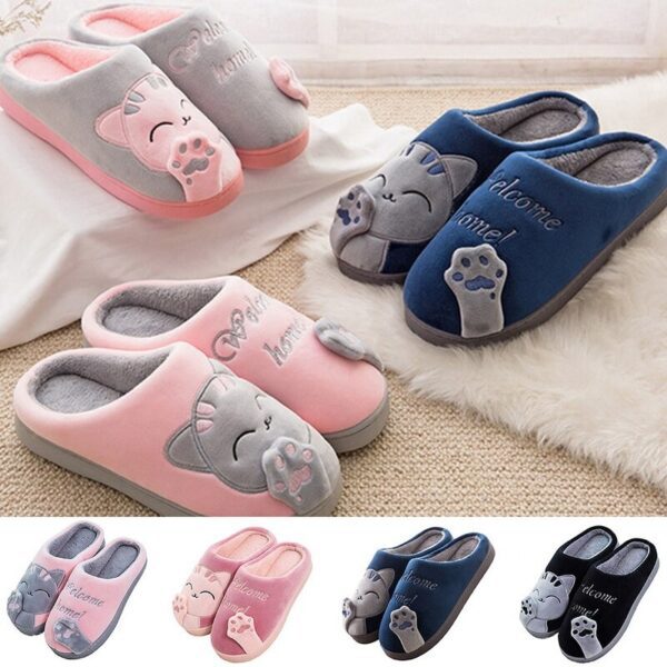 Pink Comfortable Non Slip House Shoes