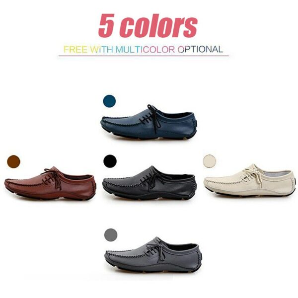 Stylish Lace-up Rubber Sole Men- Loafer Shoes