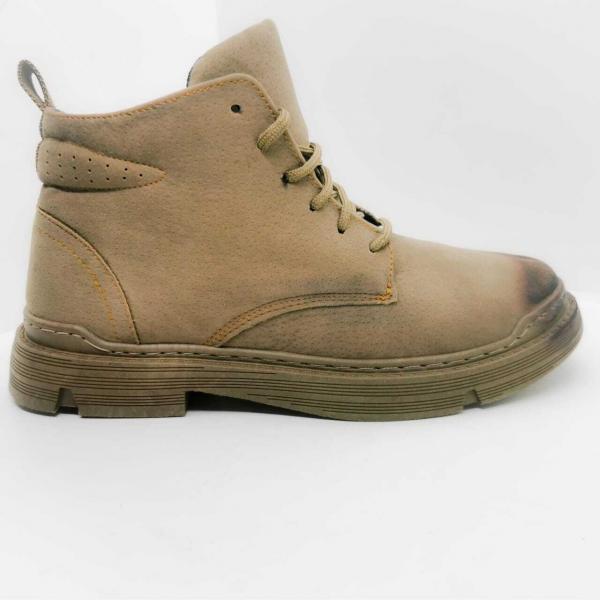 Men Suede Ankle Boots Casual Lace Up