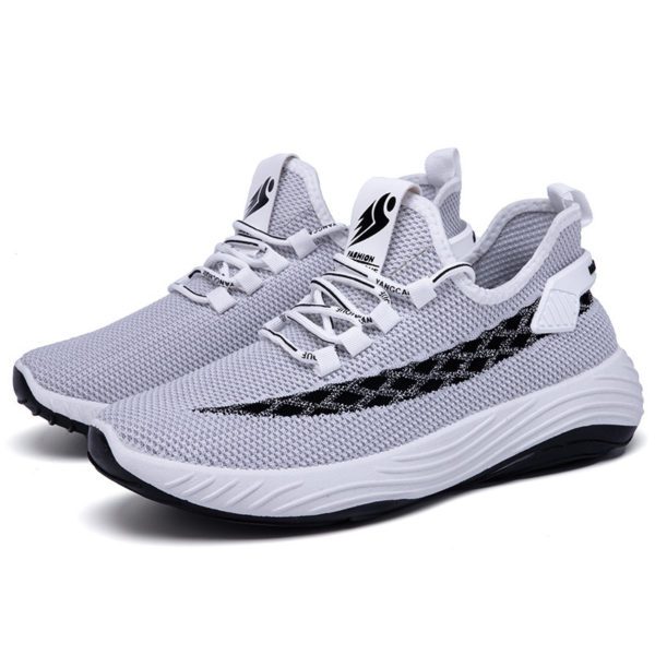 Grey Comfortable Running Sports Sneakers