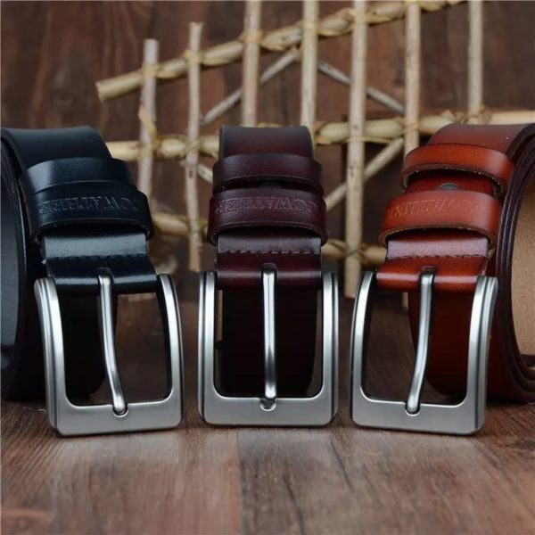 Cowather Genuine Leather Mens Belt