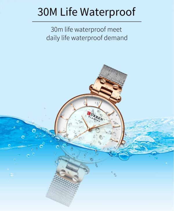 Curren Water Resistant Ladies Gift Wrist Watch
