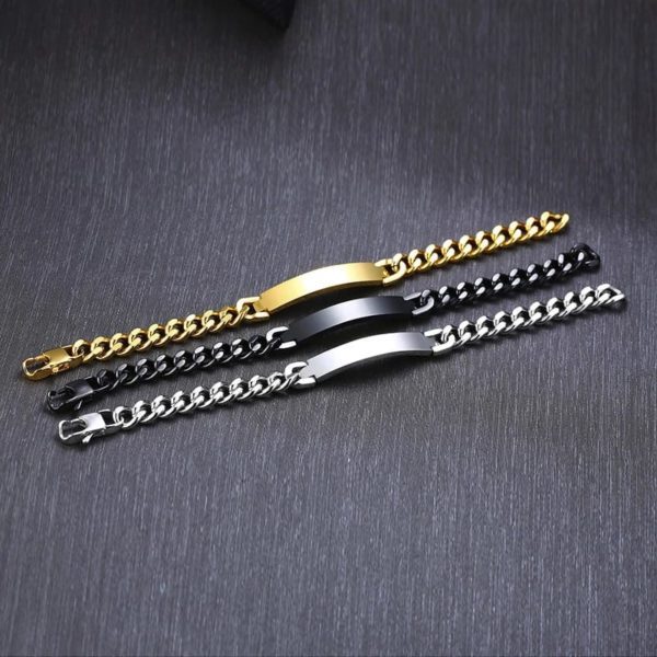 Personalised Stainless Steel Bracelets