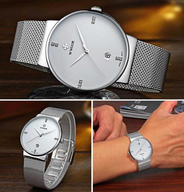 Wwoor 8018M Unisex Wrist Watches