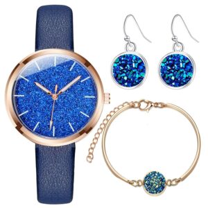 Fashionable Blue Ladies 3-1 Gift Set