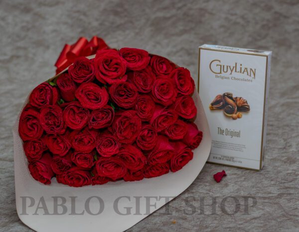 Birthday Bouquet and Gulyian Chocolates