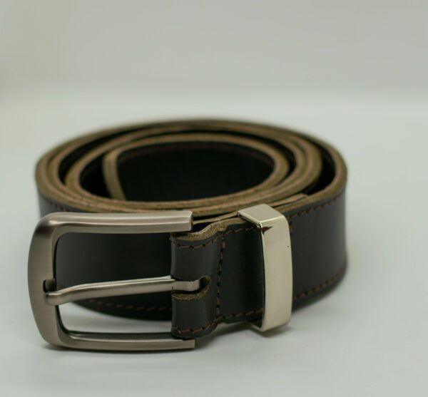 Trendy Men Pure Leather Belt - Black