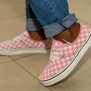 Unisex Checked Van Rubber Shoes