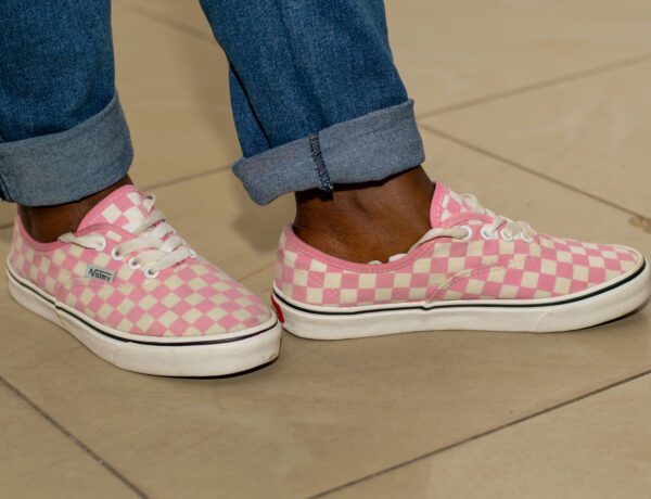 Unisex Checked Van Rubber Shoes