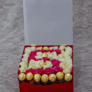 Acacia Flower Box and Ferrero Rocher Chocolates