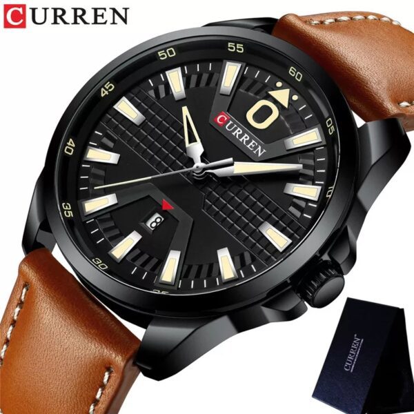 CURREN M8379 Auto date Men's Quartz Wristwatch