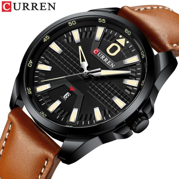 CURREN M8379 Auto date Men's Quartz Wristwatch