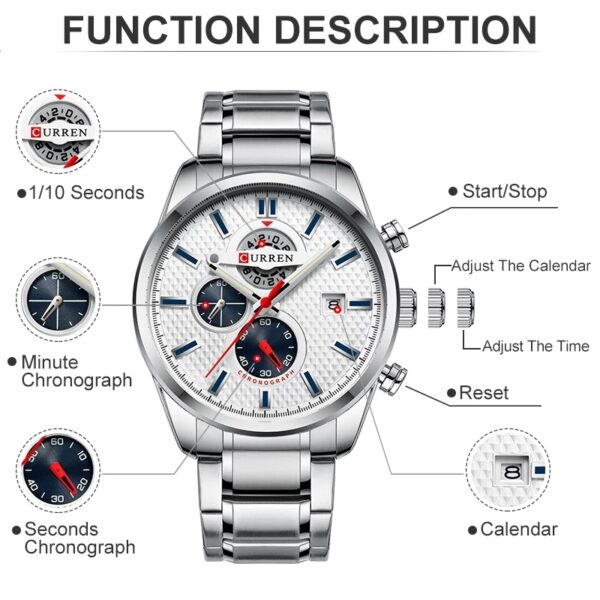 M8352 CURREN Men's Chronograph Wristwatch