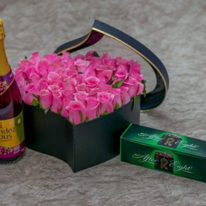 Aurora Flower Box, After Eight Chocolate and Rendez vous Red Wine