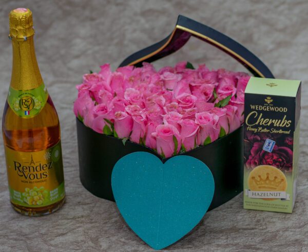 Aurora Flower Box, Wedgewood Hazelnut and Wine