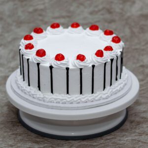 Birthday Cake with White Vanilla Frosting