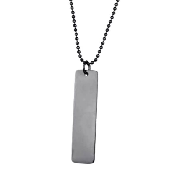 Flat Bar Pendant Necklace Gift for Her