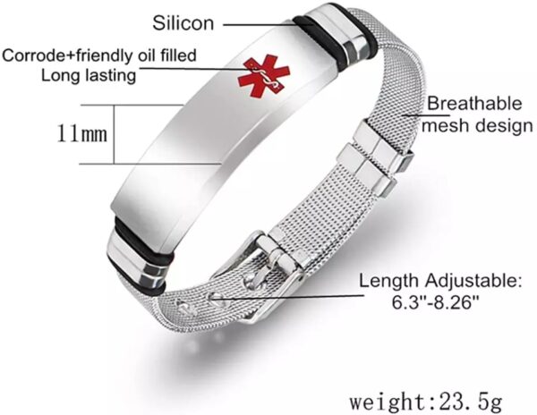 Stylish Engravable Stainless  Steel Designer  Bracelet