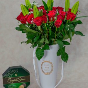 Tiger Lilies and Red Roses and Elizabeth Shaw Mint Chocolate