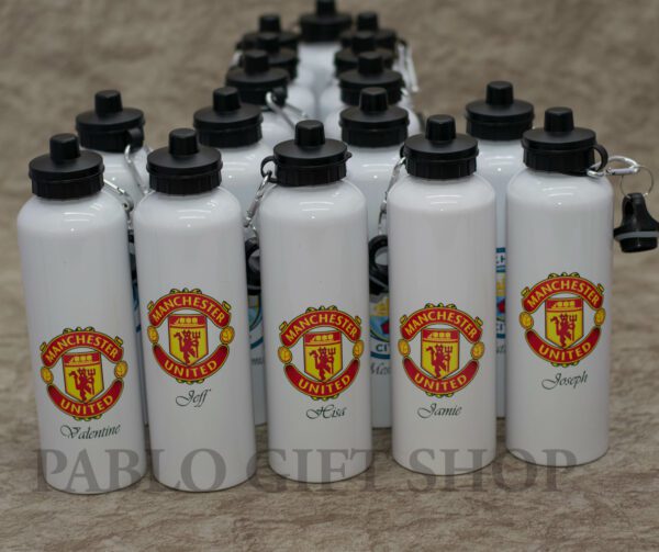 Branded with His Favorite Football Club Logo-750ml Water Bottle