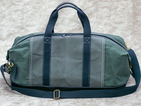 Leather-Canvas Travel Bag