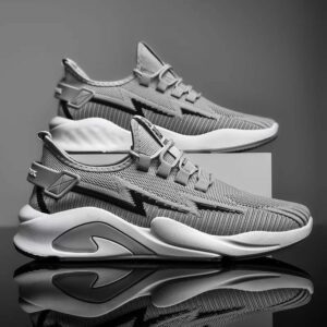 Grey Vulcanize Sneakers