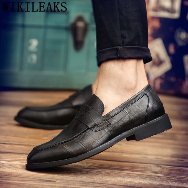 Official Slip-On Men's Leather Formal Shoes