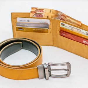 Belt and Wallet Gift Set