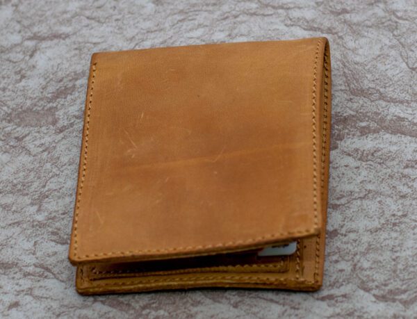 Men's Wallet- Tan Pure Leather