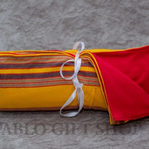 Yellow and Red Throw Fleece Blanket