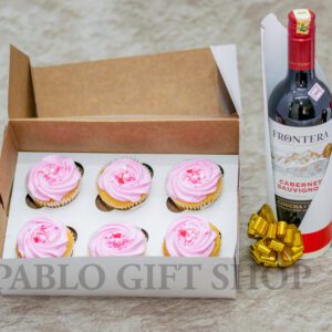 Frontera Wine and Vanilla Cupcakes
