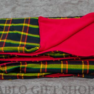Black Checked Cover Up- Maasai Blanket