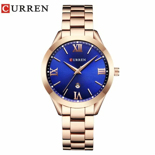 CURREN 9007 Luxury Women Watch -Rose Gold