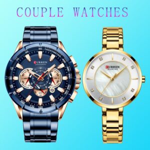 Couple Wrist Watches- Curren Gift Set