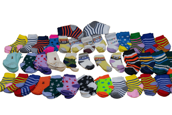10 Pairs of Baby Socks Available