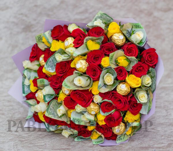 500 Kenya Shillings Money Flower Bouquet